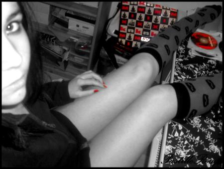 Chausettes et contrastes...